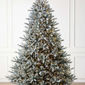 Sapins de Noël artificiels Épicéa bleu du Canada givré