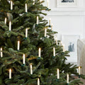 Bougies avec LED à changement de couleurs pour sapin de Noël