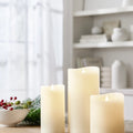 Grandes bougies en cire avec LED 3D premium Miracle Flame