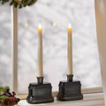 Bougies à flamme vacillante vintage avec LED Miracle Flame pour fenêtre