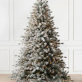 Sapins de Noël artificiels enneigés Alsaciens