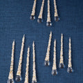 Collection de boules de Noël Gouttes d’argent