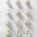 Collection de boules de Noël « Les Essentiels » en verre mercuré