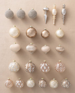 Collection de boules de Noël Hôtel parisien