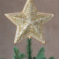Cimier de sapin Étoile de Noël classique en perles