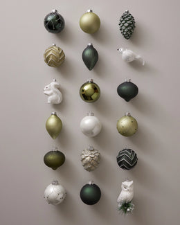 Collection de boules de Noël Forêt enchantée