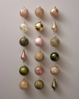 Collection de boules de Noël Bois fantastique