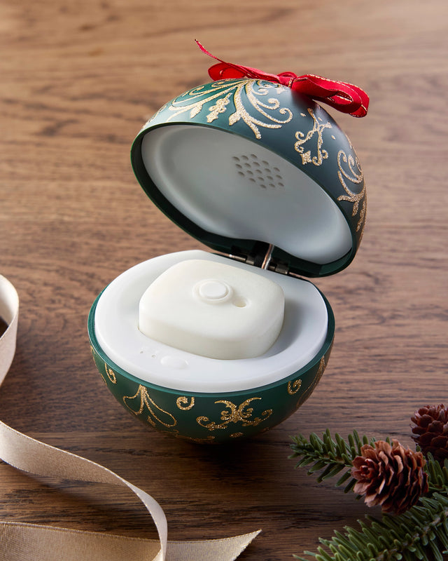 Boule verte diffuseur de parfum Senteur de fêtes