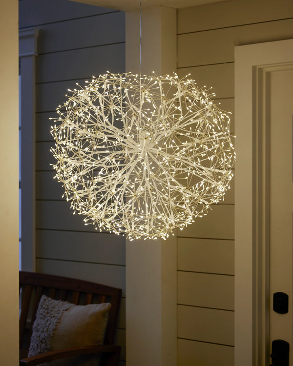 Balsam Hill Guirlande lumineuse blanche pour extérieur 60 cm Lumière féerique blanche d'extérieur