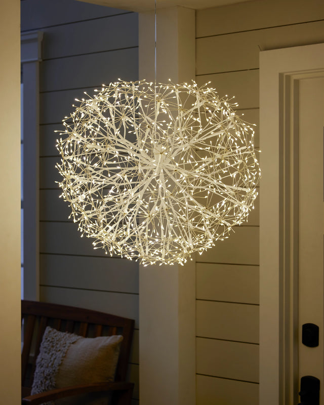 Balsam Hill Guirlande lumineuse blanche pour extérieur 60 cm Lumière féerique blanche d'extérieur