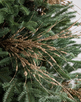 Décorations de Noël sur tige en branches métallisées