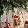 Cache-pieds de sapin de Noël Miroir vintage