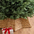 Cache-pied de sapin Étoile de Noël en osier