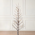 Sapin enneigé lumineux avec LED